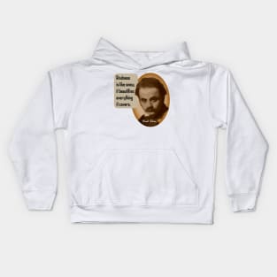 Khalil Gibran-Kindness Kids Hoodie